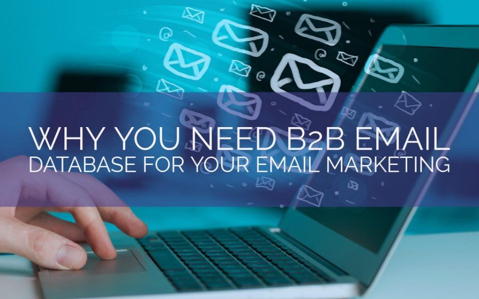 B2B email database for your email marketing