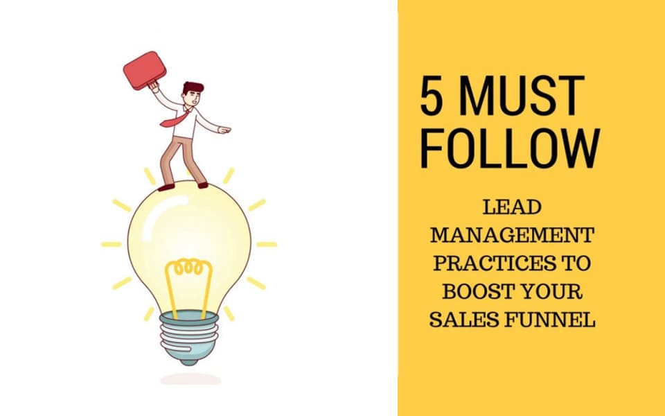 Lead Management practices to boost your sales