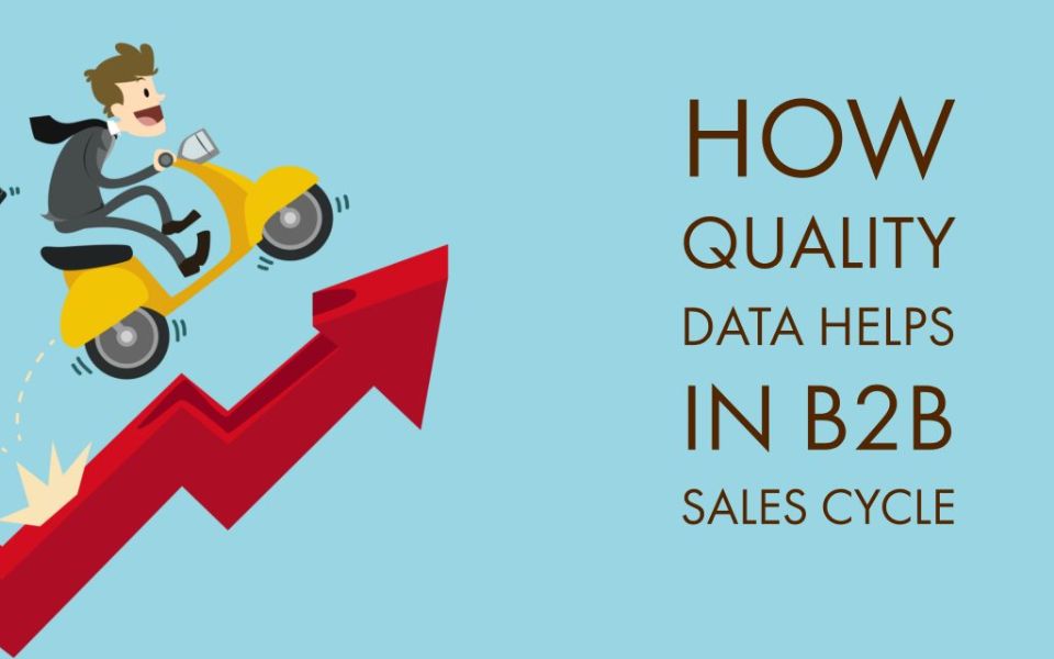 Data helps in B2B sales cycle
