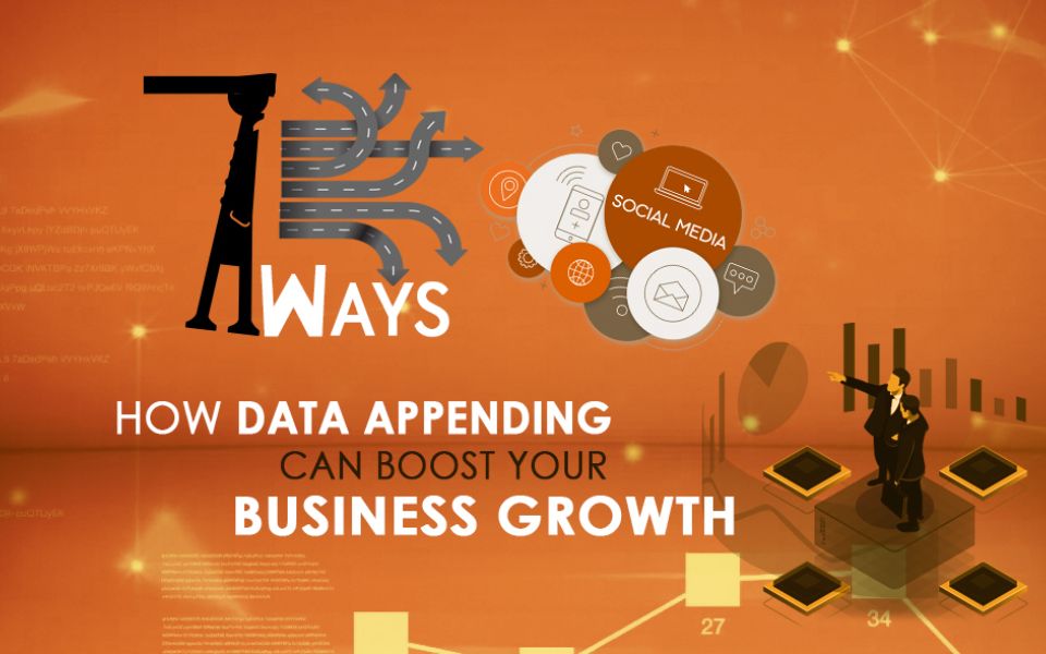 How Data Appending can Boost your business growth infographic