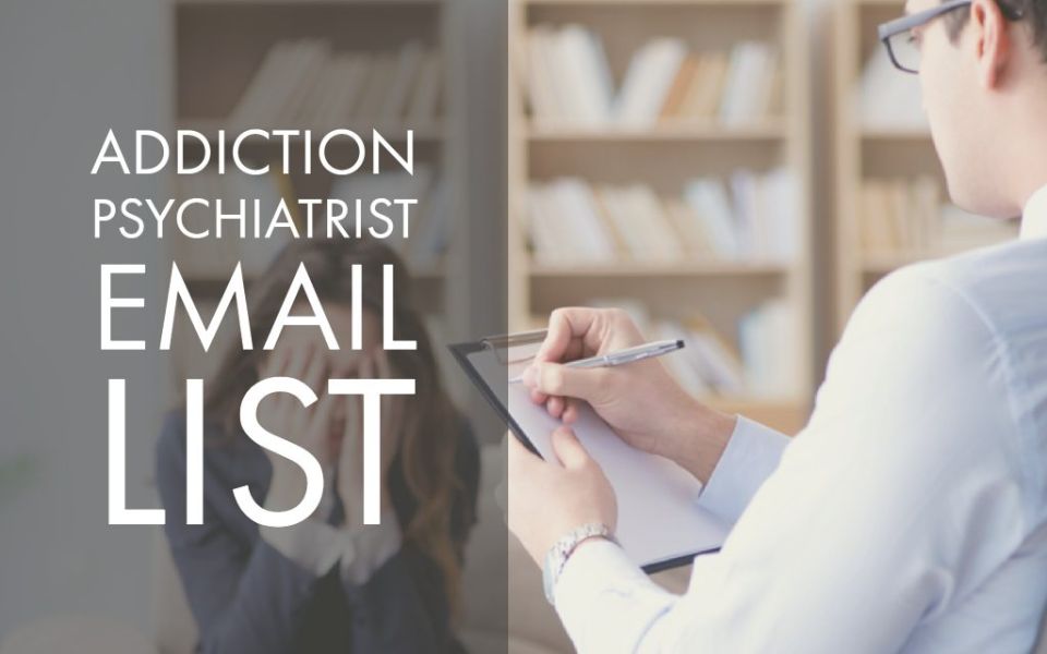 Addiction Psychiatrist Mailing List