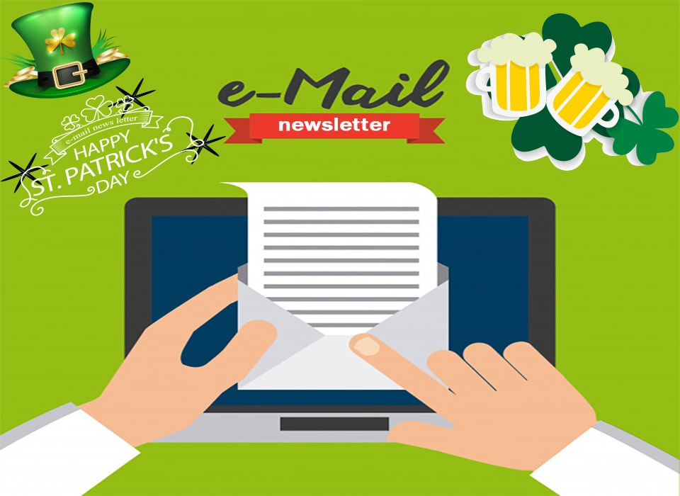 Email Newsletter - St. Patrick's Day