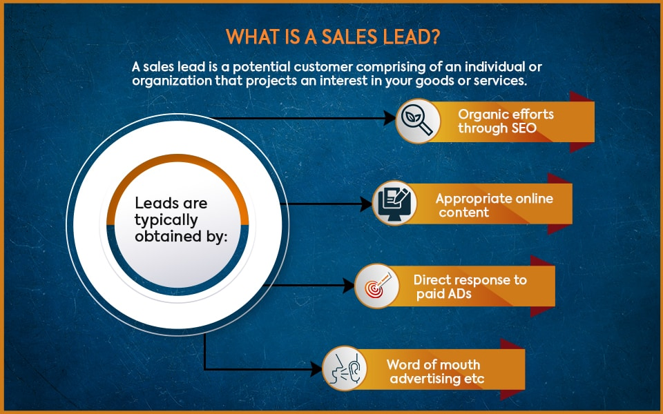 What is a sales lead