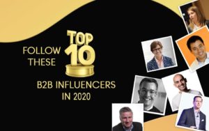 FOLLOW THESE TOP B2B INFLUENCERS IN 2020