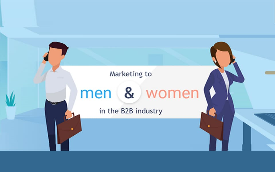 Marketing men and women in the B2B industry