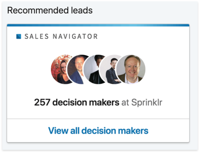 recommended leads