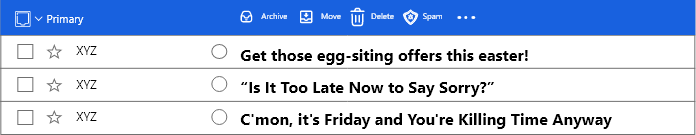 Interesting or relatable subject lines