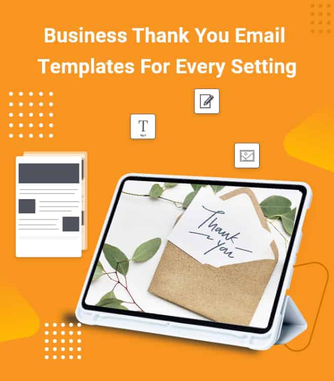 free business thank you email templates