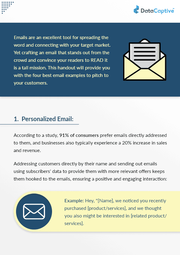 examples of how to write an email sales pitch