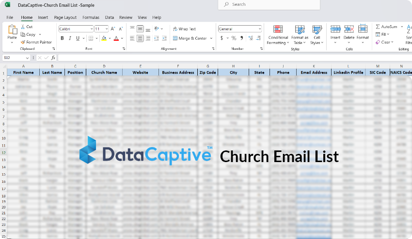 Get Church Professionals Email Addresses Using Data Provider