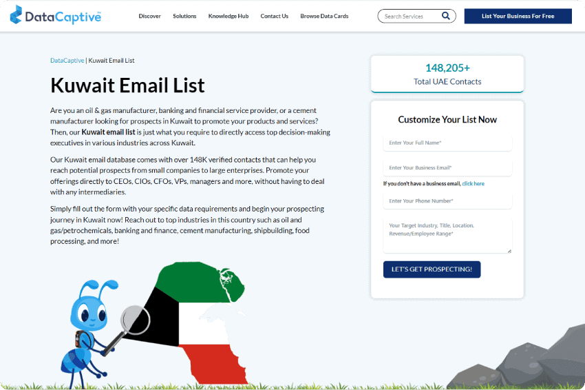 Best website to acquire Kuwait Business Email List