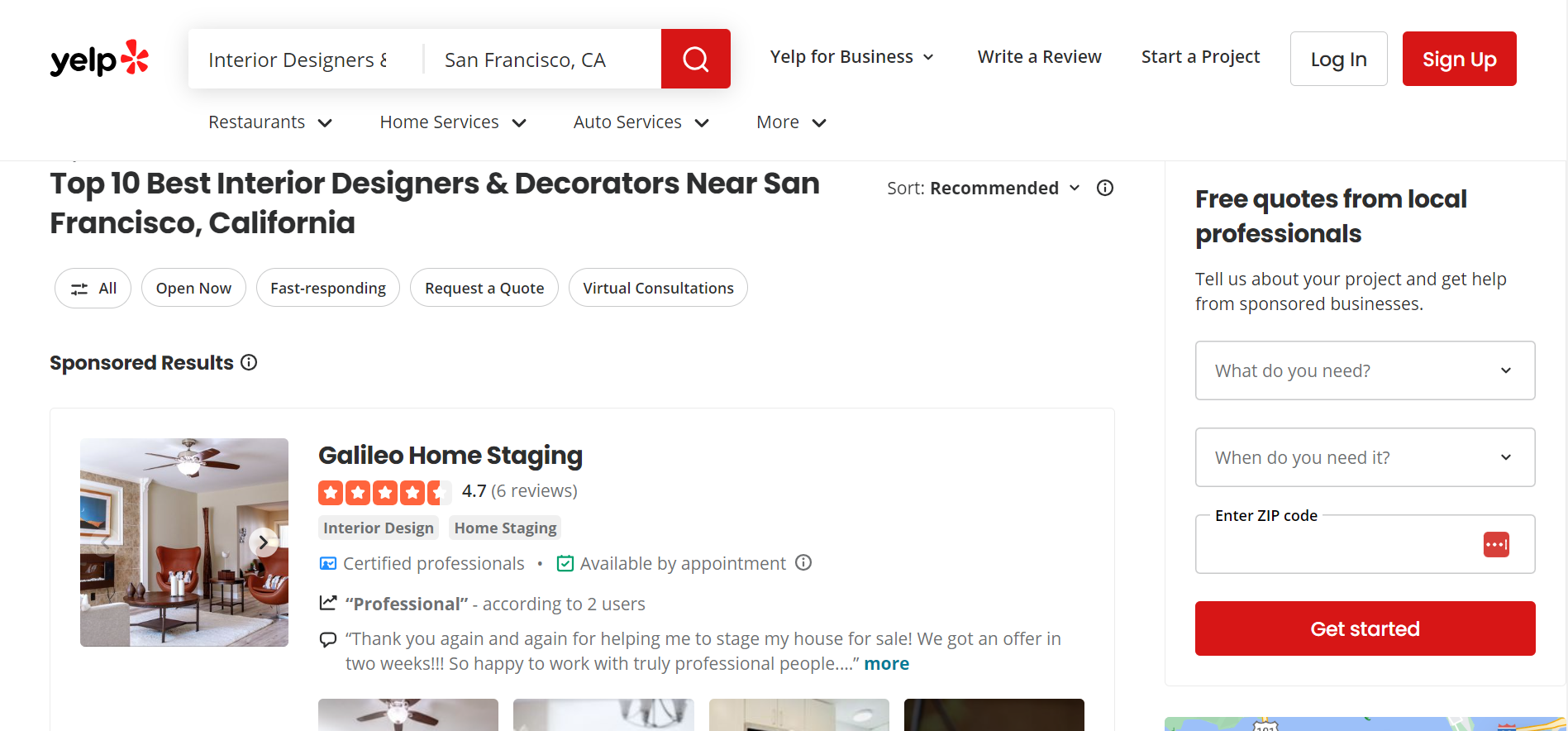 Find Interior Designers Emails From Online