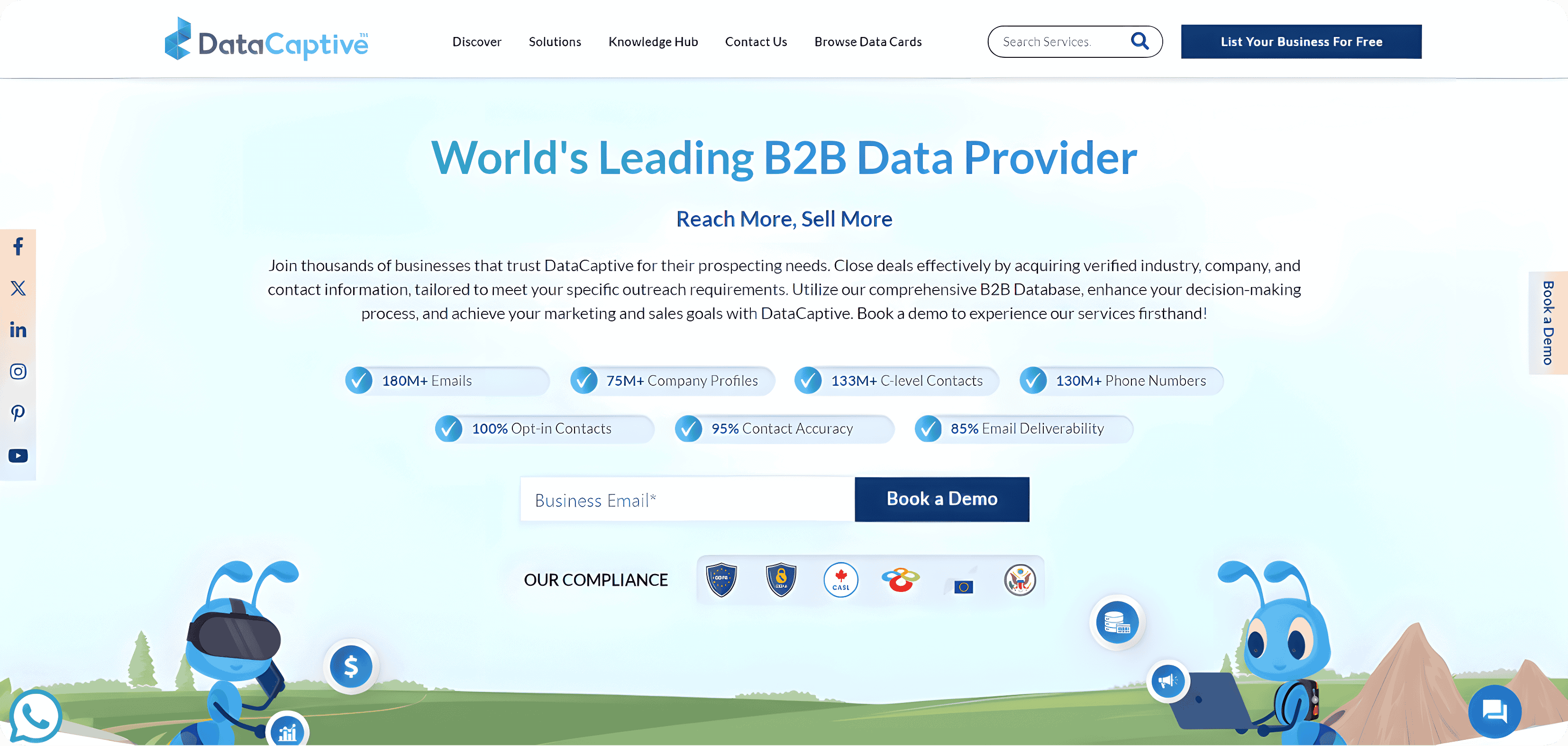 Top B2B Data Providers DataCaptive