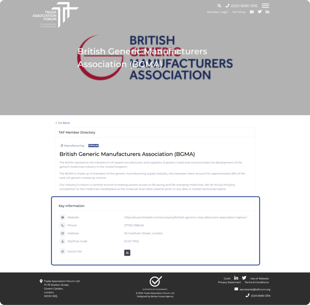 Get UK Business Emails from Trade Associations