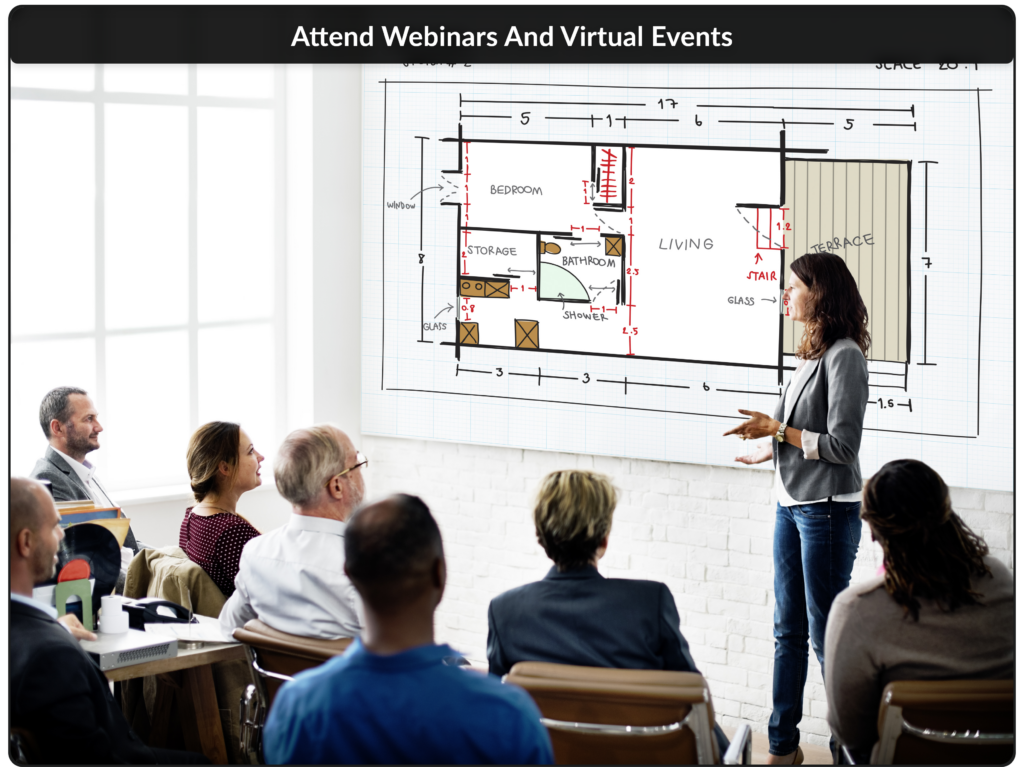 Attend Webinars and Virtual Events to Find Architects Contacts