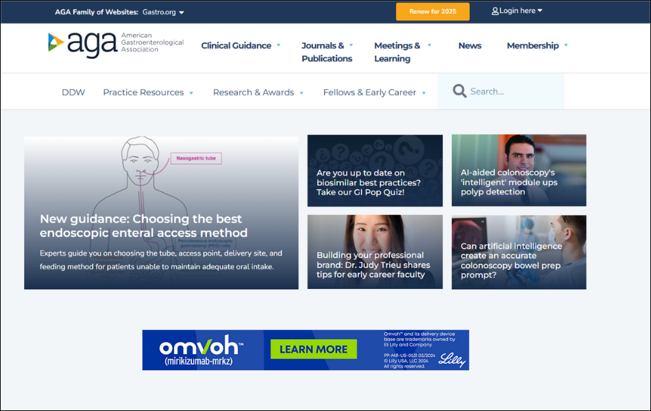 Get from Medical Association Websites