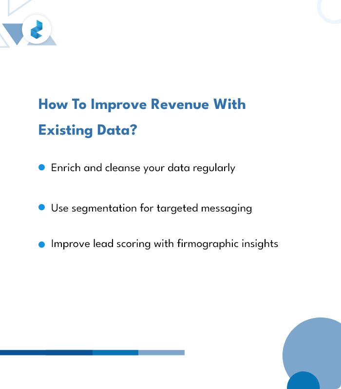 How to improve revenue with existing data