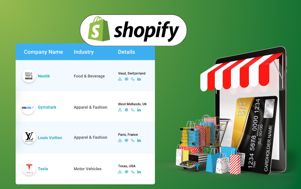 Shopify Store Owners Email List