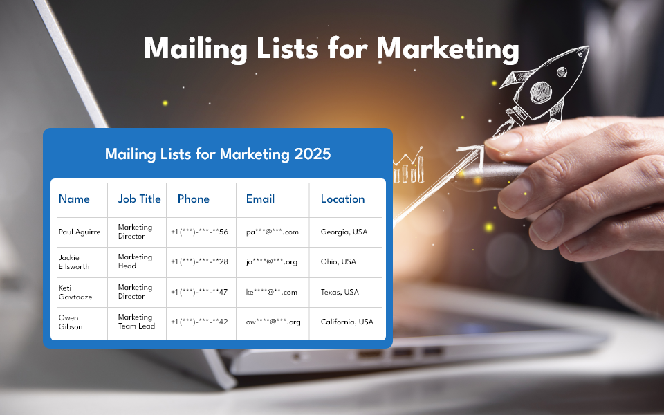 Find Mailing Lists for Marketing