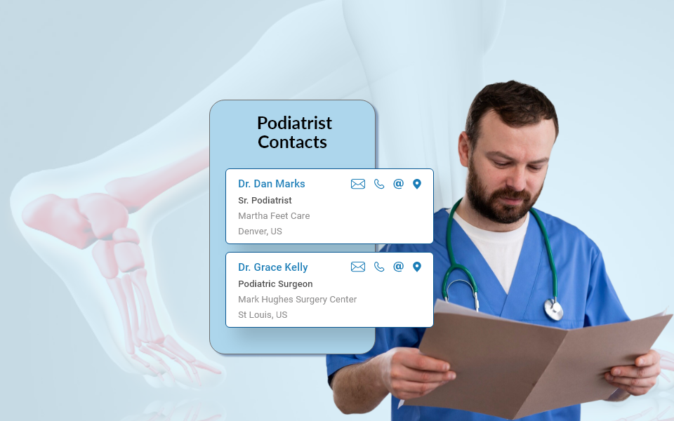 Find a Verified Podiatrist Mailing List in USA 2025