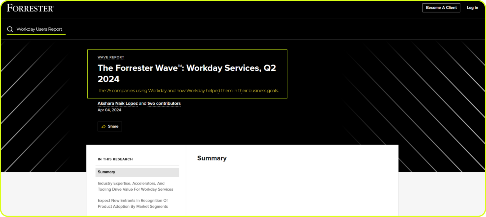 Where to get a list of companies using workday 