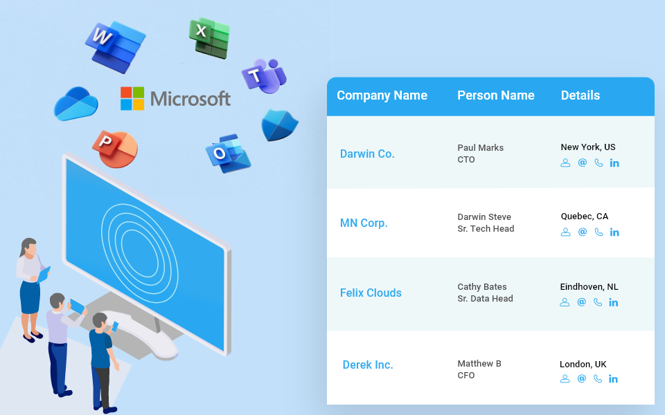 Get a Free Email List of All Microsoft Users Globally