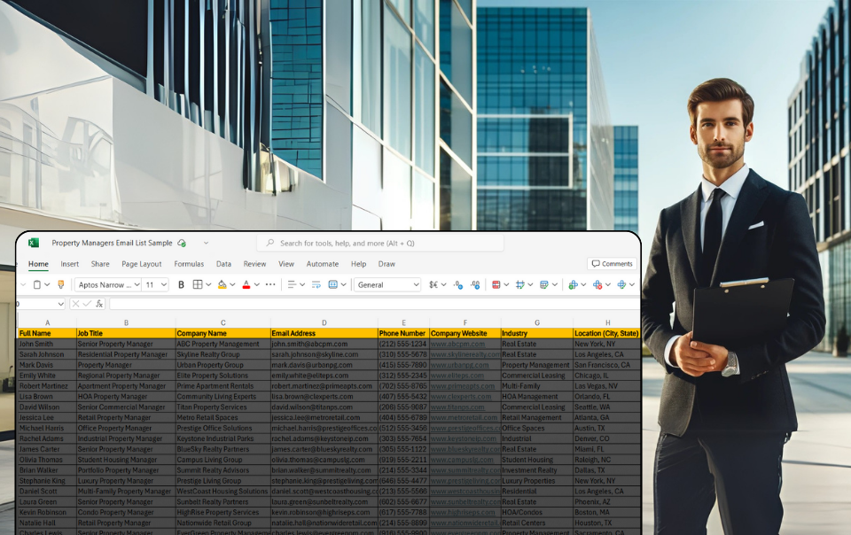 Property Managers Email List