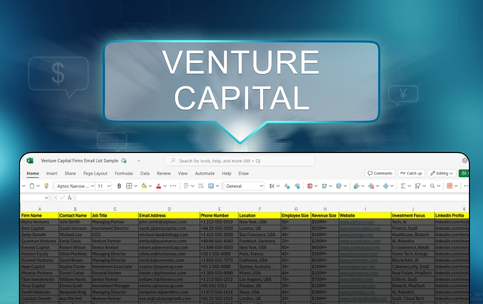 Venture Capital Firms Email List