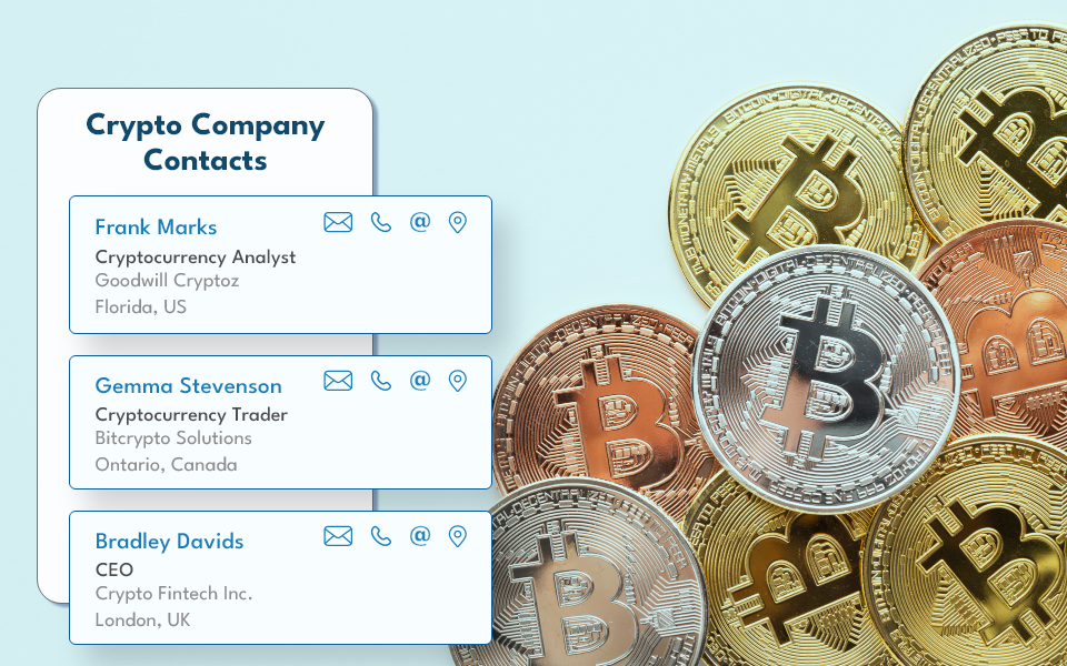 Email List of Crypto Companies For Free