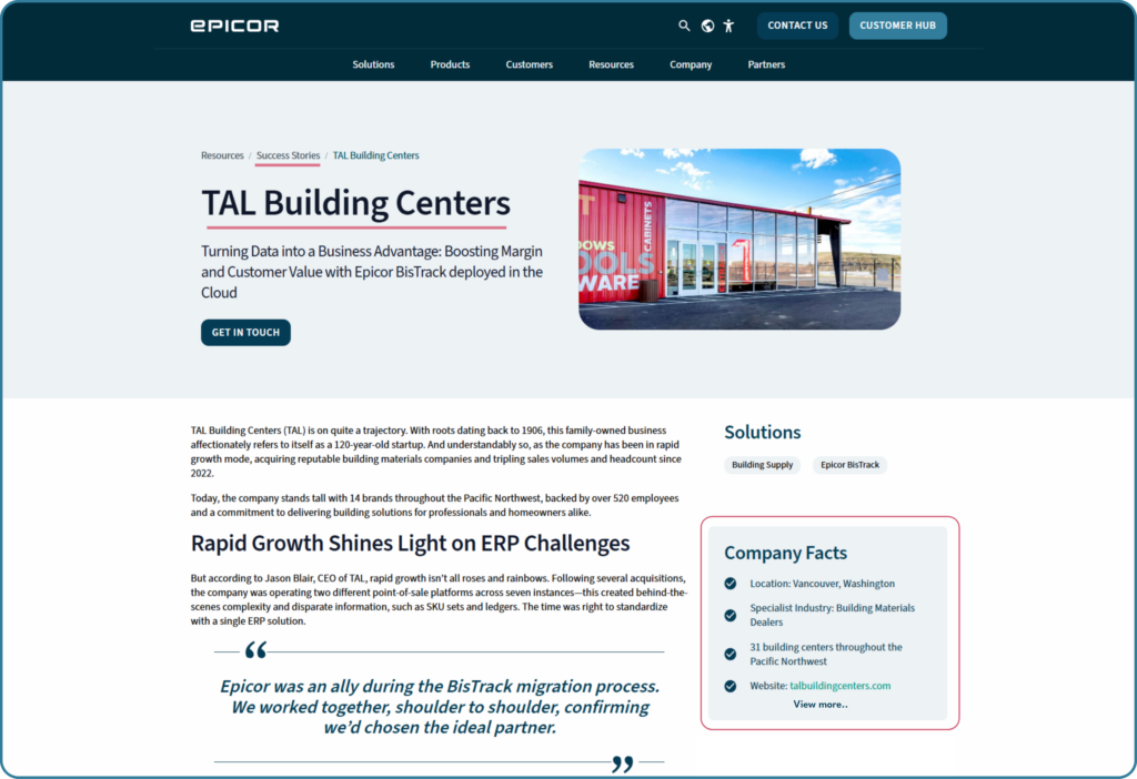 Official Epicor Resources & Partner Networks