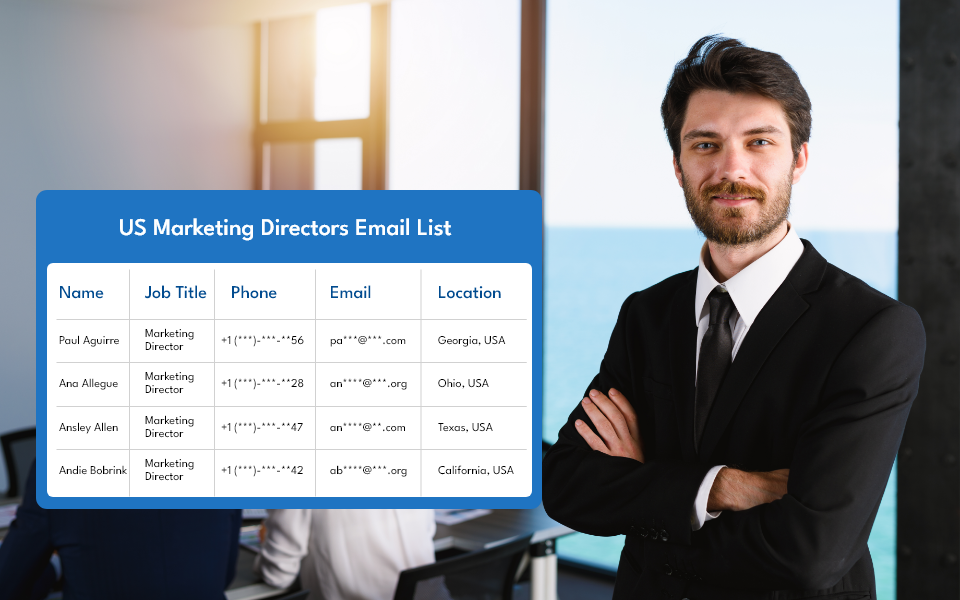 Best Place to Buy Marketing Directors Email List in USA