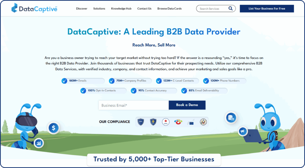 Get B2B Email Database from DataCaptive
