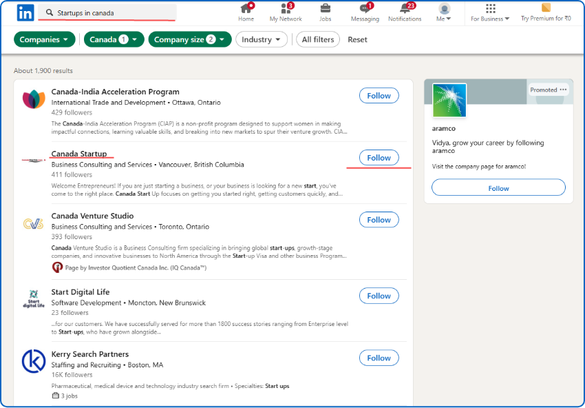 LinkedIn + Sales Navigator