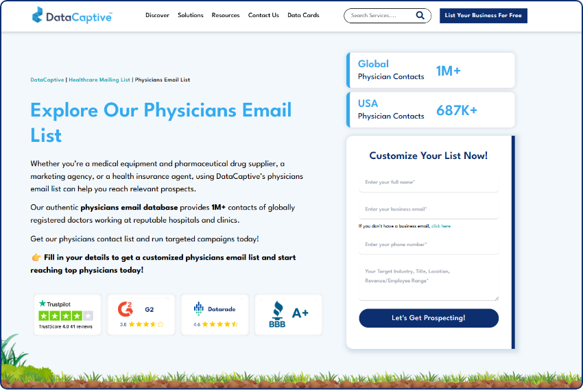 UK Physicians Email Address List