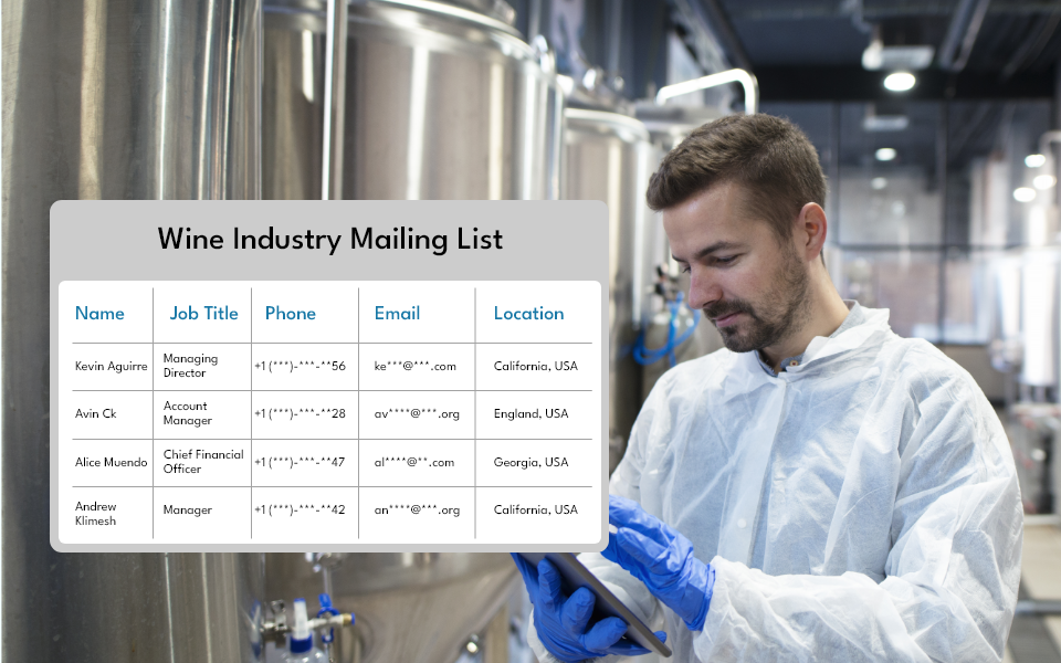 Wine Industry Email List