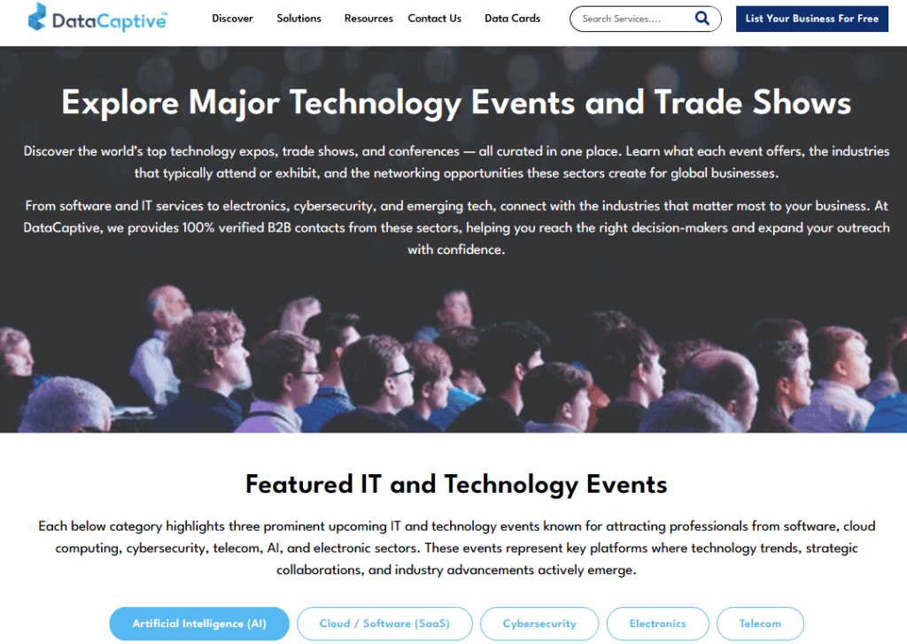 Top 10 Technology Trade Shows in 2026 | Tech Events Guide
