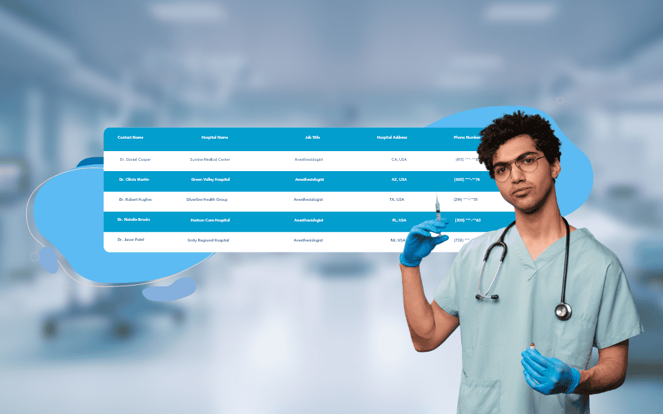 Anesthesiologist Email List
