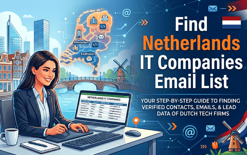 Avail Netherlands IT Companies List with Email Address