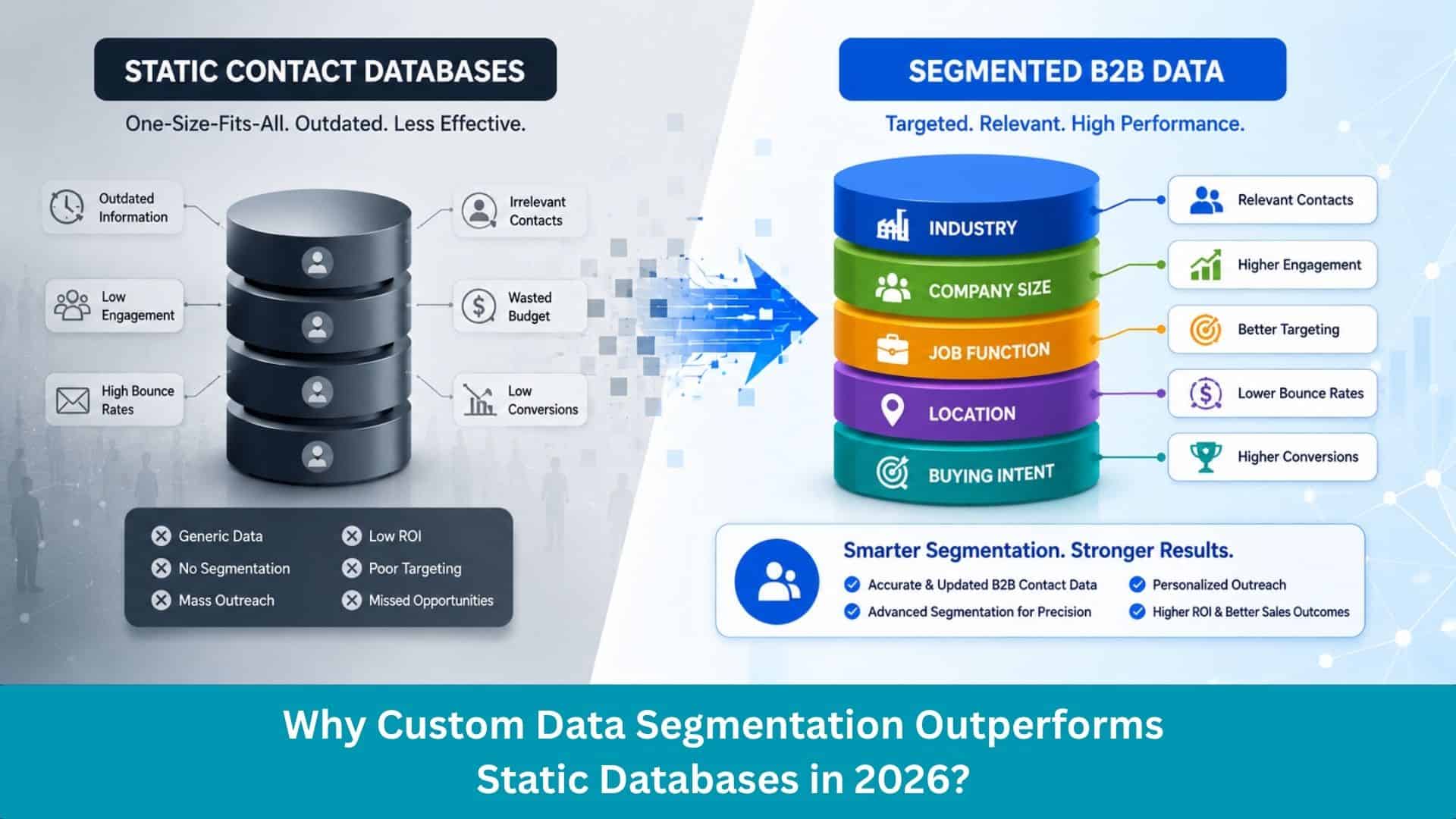 Why Custom Segmentation Outperforms Static Databases in 2026