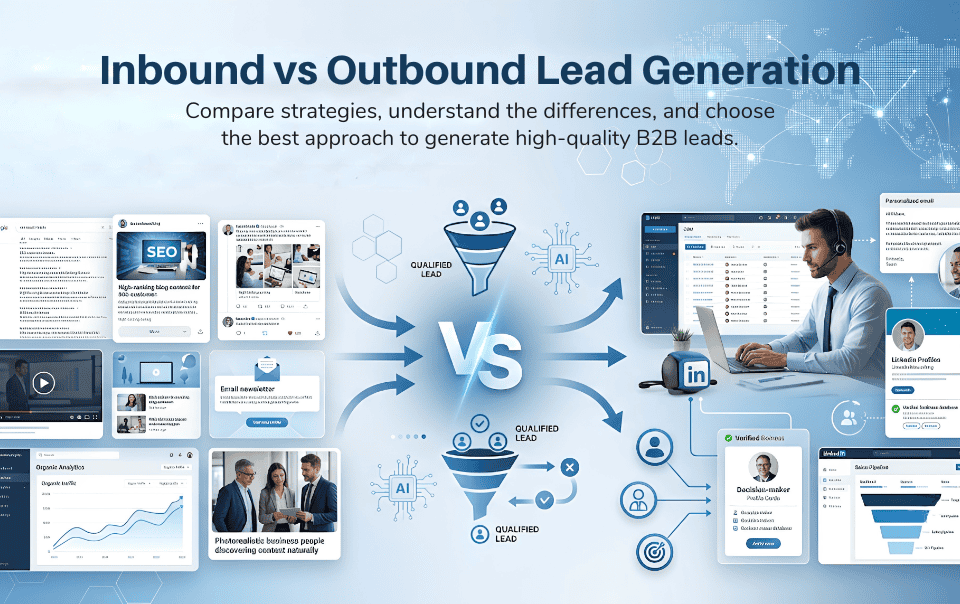 inbound vs outbound lead generation